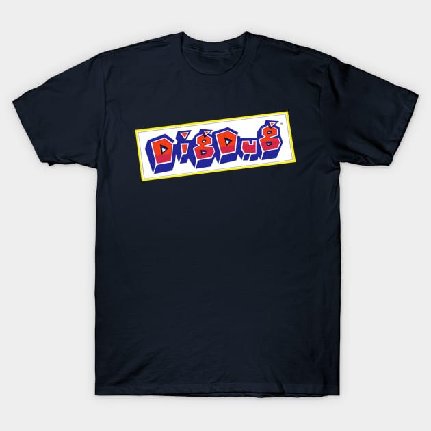 Dig Dug Logo T-Shirt by RoswellWitness